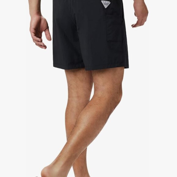 New Columbia Men’s Backcast III Water Shorts 2XL Black Quick-Dry Outdoor Swim - Picture 2 of 7